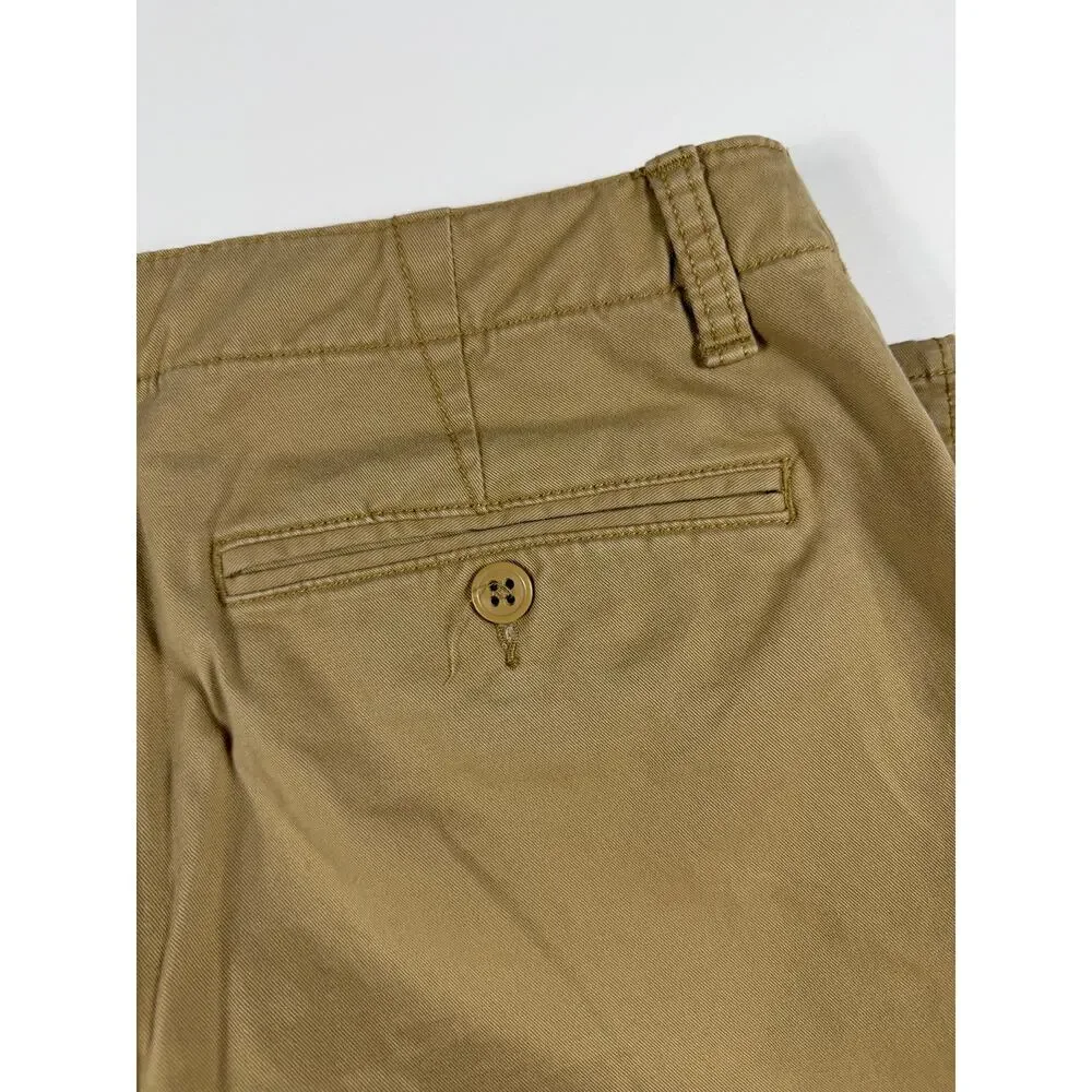 Gap Kids Straight Leg Khaki Chino Pants Tan Stretch Boys Size 18